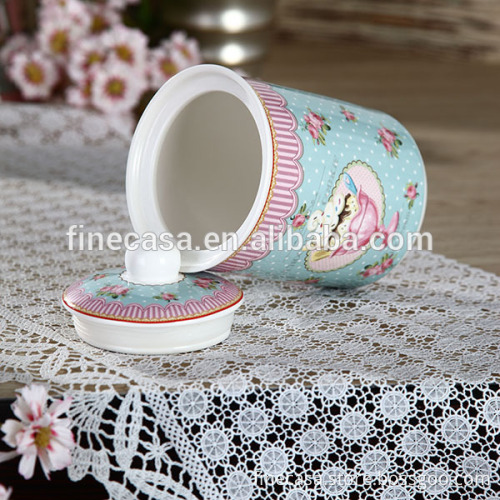 800CC Elegant Fine New Bone China Ceramic Coffee Sugar Tea Holder of Ice Cream